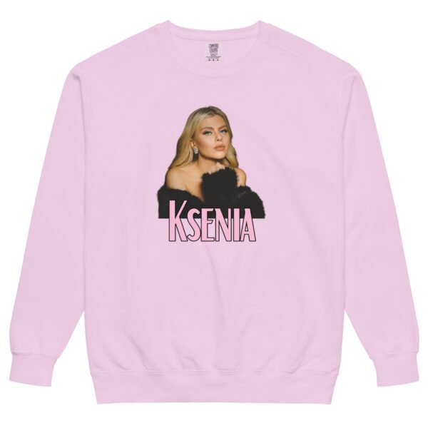 Unisex garment-dyed sweatshirt