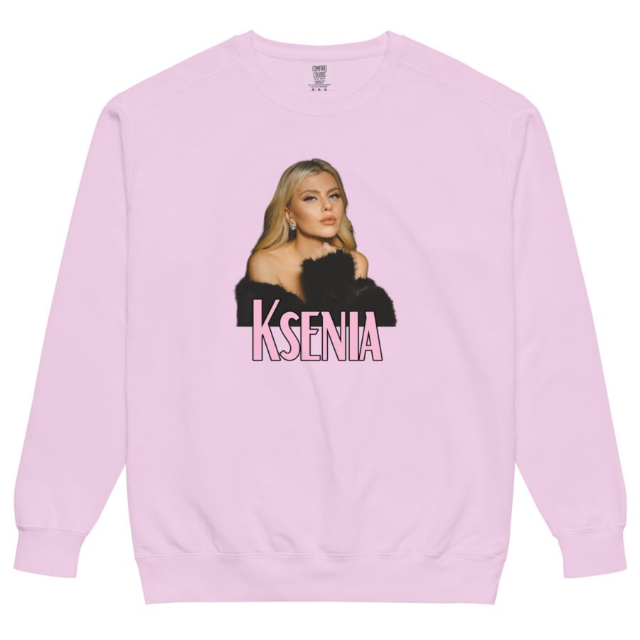 Unisex garment-dyed sweatshirt